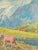 Cesare Bentivoglio, Mountain Landscape, 1920s, Oil on Canvas For Sale - Image 15 of 18