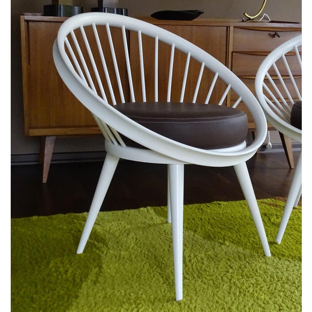 Scandinavian Ellipse Armchairs from Swedese, Set of 2 For Sale - Image 14 of 15