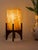 Comet pairs a hand-carved Egyptian alabaster shade with a geometric walnut base, combining contemporary form with...