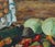 Still Life With Food Antique Oil Painting Original Soviet Art Ukrainian Artist 1971 89-109 For Sale - Image 4 of 6