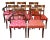 C. 1830s Anglo-American Regency or Classical Period Set of Eight Dining Chairs For Sale