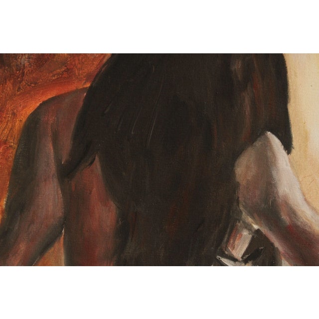 Escha Van Den Bogerd, Original Female Painting On Canvas For Sale - Image 9 of 12