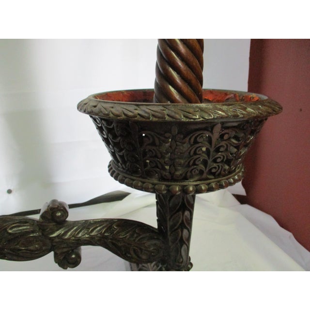 Antique Indian British Raj Rosewood Weaving Stand 19th Century For Sale In New York - Image 6 of 17