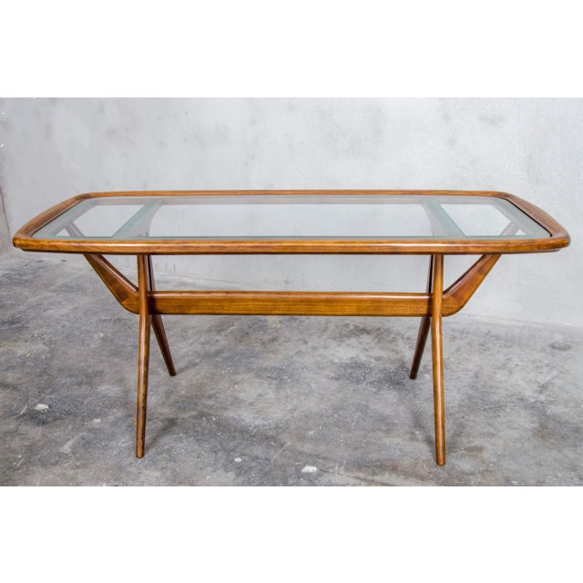 1960s Cherrywood Coffee Table by Cesare Lacca for Cassina, 1960s For Sale - Image 5 of 5