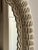 Ivory Vintage Wicker Wall Mirror in Crème For Sale - Image 8 of 13