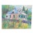 Vintage Impressionist Cottage Garden Painting, Signed by Ron McKee For Sale