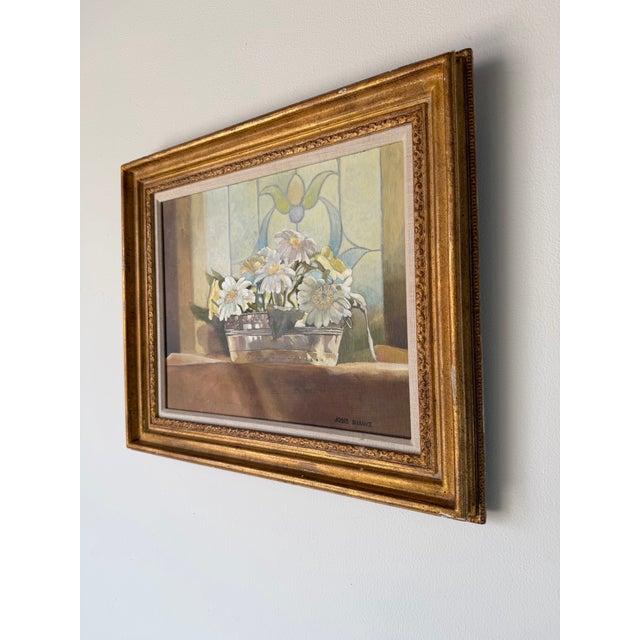 1970’s Ardis Shanks Impressionist Floral Still Life Oil on Canvas Painting, Framed For Sale - Image 4 of 11