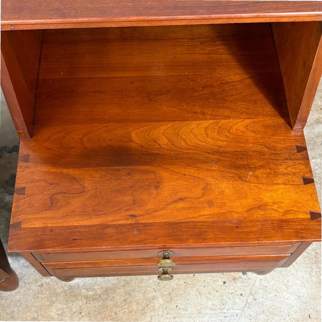 Mid 20th Century Modern 2 Tier Nightstands by Willett For Sale - Image 12 of 18