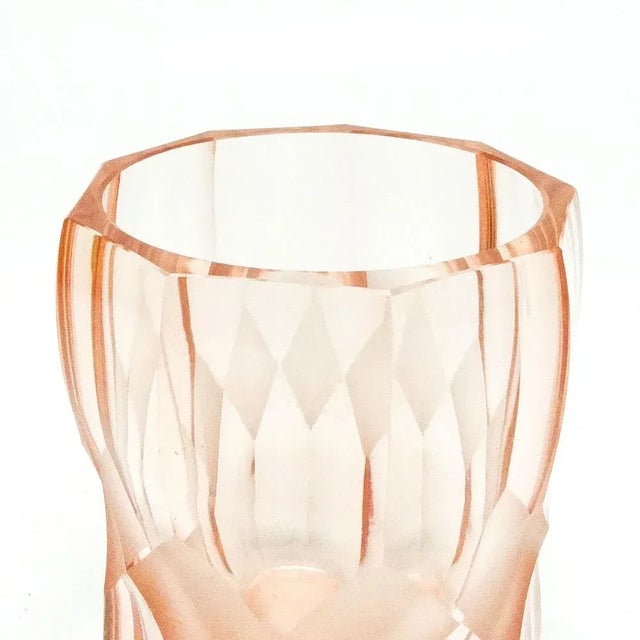 Art Deco Vase from Moser, Former Czechoslovakia, 1930s For Sale - Image 3 of 7