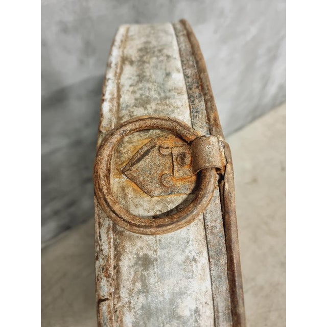 Metal Large Zinc Plate Grape Tray, 1890s For Sale - Image 7 of 11