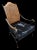 Mid-Century Modern Mid Century Barcelona by Morganton Metal Leather and Cane Campaign Style Lounge Chair For Sale - Image 3 of 9