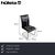 Modern D2 Chairs in Black Leather from Hülsta, Set of 6 For Sale - Image 3 of 18