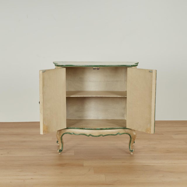 Mid-Century Modern Vintage Italian Chinoiserie Decorated Cabinet For Sale - Image 3 of 17