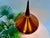 Mid-Century Modern Early Model Orient / P2 Copper Hanging Lamp by Jo Hammerborg for Fog & Mørup, Denmark, 1963 For Sale - Image 3 of 17