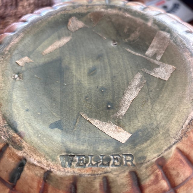 Weller Pottery Flemish Basket with Roses that dates to 1920. This would look great with cottage and farmhouse style...