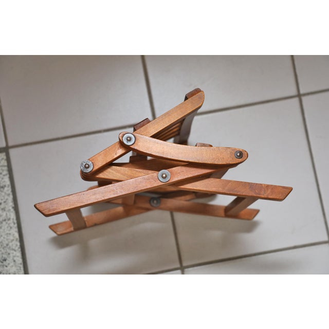 Wood Vintage Children's Chair, 1890s For Sale - Image 7 of 8