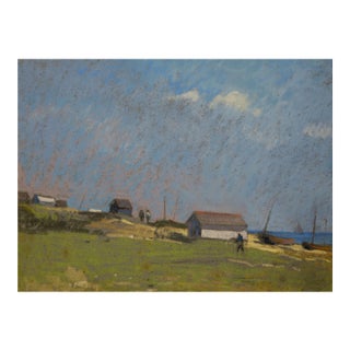 Edward Chappel, Baraques, Pastel, 1910 For Sale