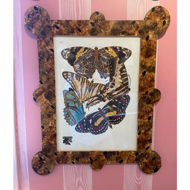 "Papillions" by Eugene Allain Seguy in Faux Tortoiseshell Frames- 16 Available Priced Individually For Sale In Richmond - Image 6 of 8