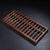 Wood Vintage Chinese Rosewood Abacus | 13-Rod Suanpan With Brass Fittings For Sale - Image 7 of 9