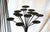 Metal 1990s Postmodern Black Wrought Iron Tree Stand Candle Holders For Sale - Image 7 of 12