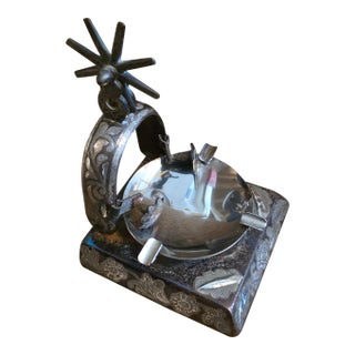Cowboy Western Style Spur Ashtray For Sale