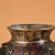 Mid 20th Century Pair of Vintage Bronze Jars With Gold Inlay – Archaistic Vessels, 5.3 LBS For Sale - Image 5 of 9