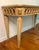Hollywood Regency Italian Neo-Classical Style Painted Console Table W/Gilt Details For Sale - Image 3 of 11