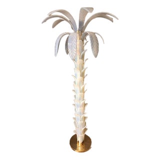 Palma Brass Structure Lamp For Sale