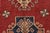 Textile Kazak Rug 10’6” X 14’7” Red Wool Tribal Hand-Knotted Oriental Carpet For Sale - Image 7 of 15
