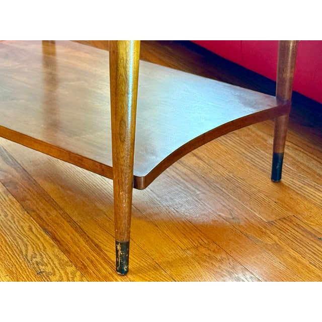 Classic Mid-Century Modern Lane Acclaim Side Table for your stylish living room! Walnut and ash with exquisite dovetail...