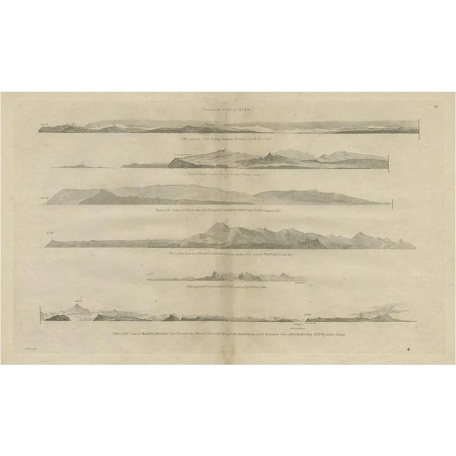 Cook, Coastal Views of Asia, 1784, Print For Sale