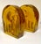 Mid-Century Modern 1969 Blenko #699a Elephant Bookends in Wheat by Joel Myers - a Pair For Sale - Image 3 of 4