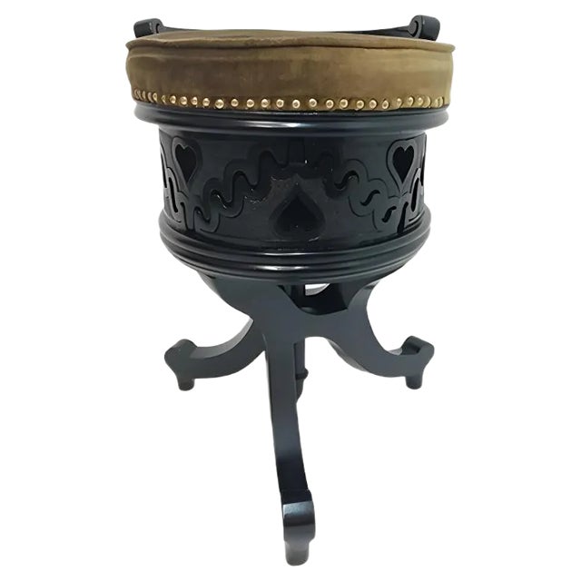 Vintage Piano Stool For Sale
