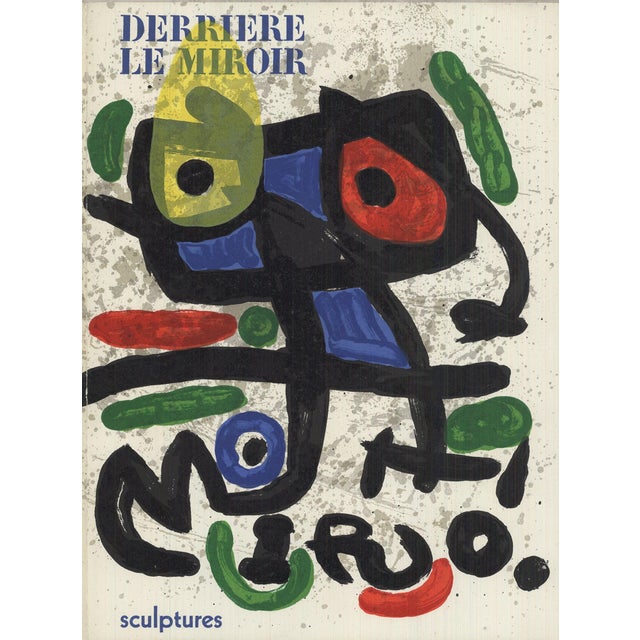 Artist: Joan Miro Title: Derriere le Miroir, no. 186, COVER ONLY Year: 1970 Signed: No Medium: Lithograph Paper Size: 15 x...