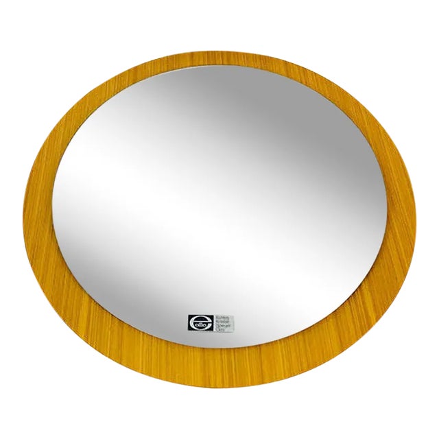 German Wooden Mirror, 1960s For Sale