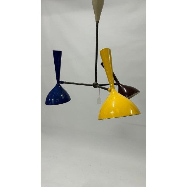 Vintage Pendant Light from Stilnovo, 1950s For Sale - Image 3 of 4