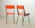 Italian Red Leatherette Dining Chairs by Gianfranco Frattini for R&B, 1950s, Set of 6 For Sale - Image 10 of 18