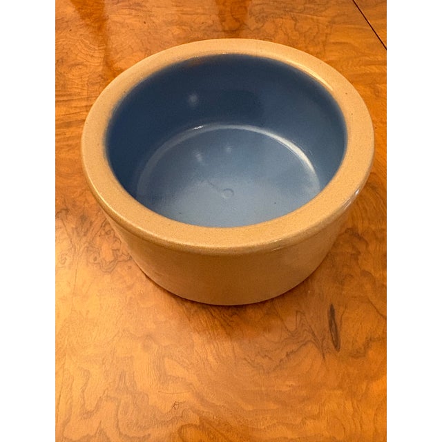 Sky Blue Pair of French Mid-Century Ceramic Bowls For Sale - Image 8 of 9