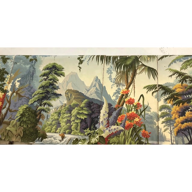 If you love the look of De Gournay wallpaper but not the price, this is for you. Gorgeous hand‑painted panoramic scenic...