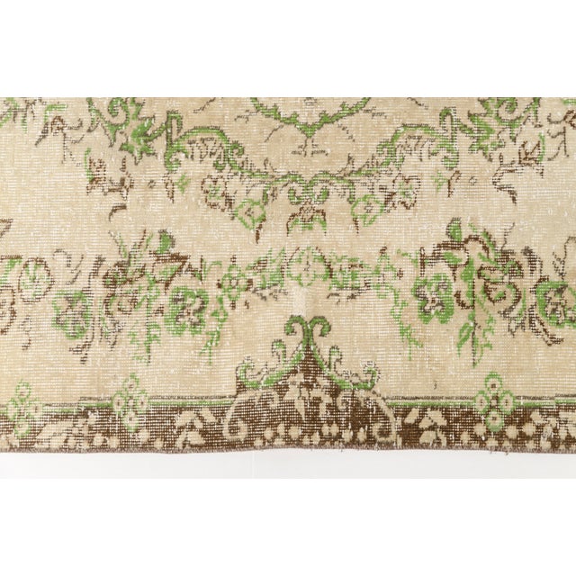 Vintage Anatolian Sand Colour Carpet For Sale - Image 10 of 10