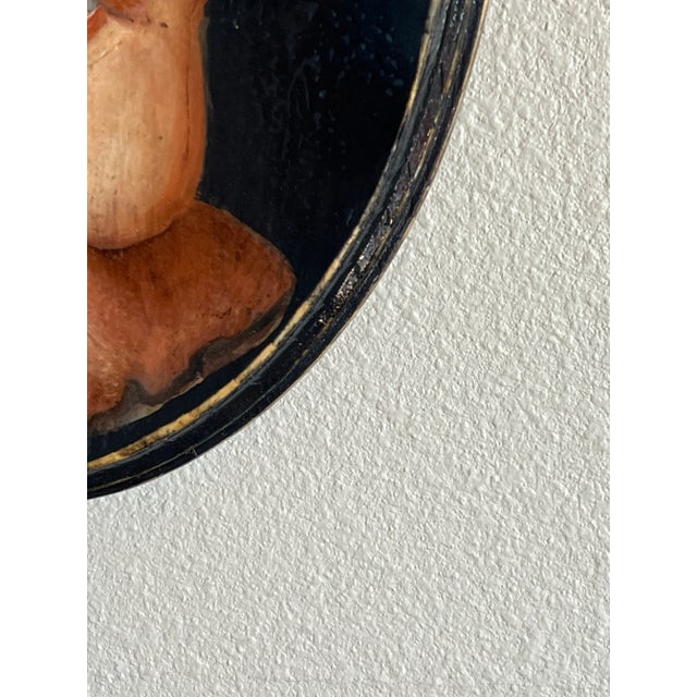 Wood Pair of Oil on Wood Baroque Style Old Masters Manner "Hands of Mercy" Paintings For Sale - Image 7 of 12