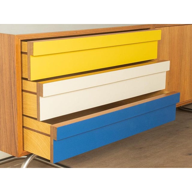 Mid-Century German Wood Sideboard For Sale - Image 4 of 10