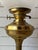 Metal 1890s Antique Edwardian Solid Brass English Tall Oil Lamp For Sale - Image 7 of 12