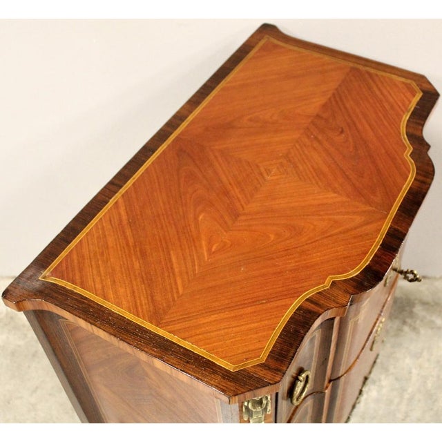 Brown Antique Napoleon III Chest of Drawers For Sale - Image 8 of 14