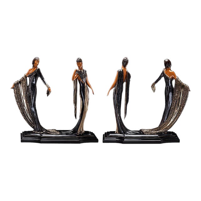 Early 20th Century DUETTO, Erté For Sale