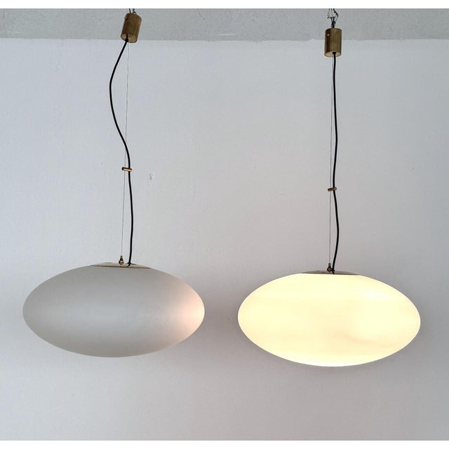 Stilnovo Pendant Light from Stilnovo, Italy, 1950s For Sale - Image 4 of 17