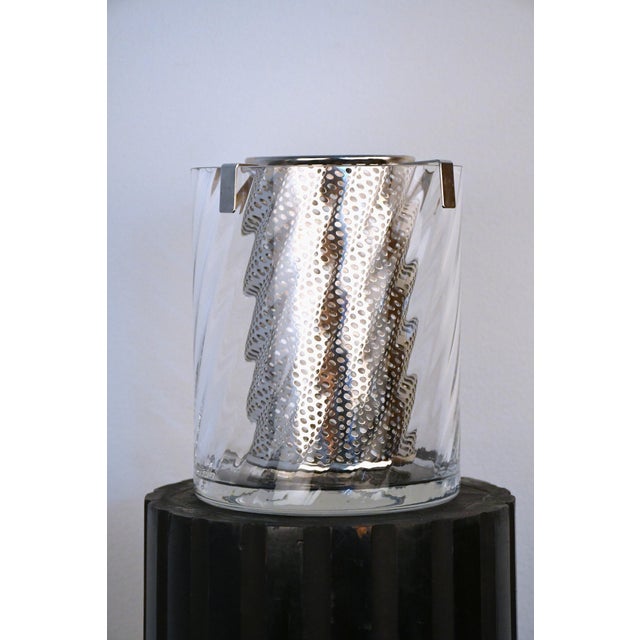Swedish Art Glass Helena Champagne Cooler by Gunnar Cyrén for Orrefors, 1960s For Sale - Image 3 of 8