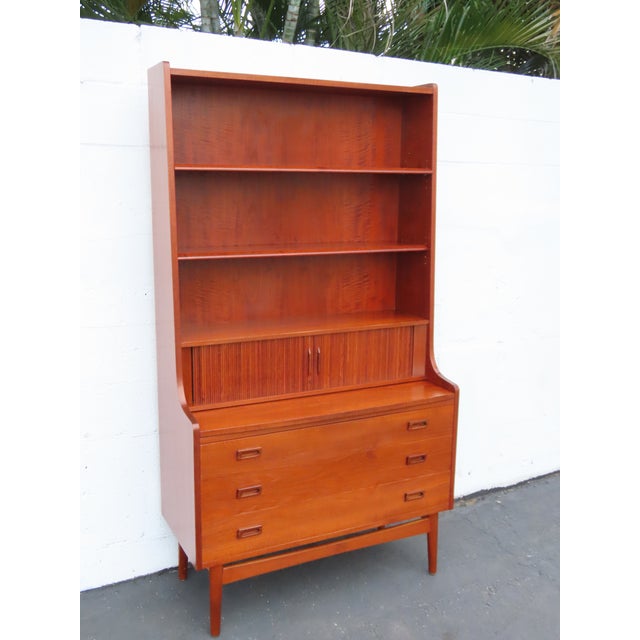 Johannes Sorth for Bornholms Møbelfabrik Bookcase With Secretary Desk 6905 For Sale - Image 17 of 18