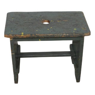 Mid-Century Fir Stool, 1960s For Sale