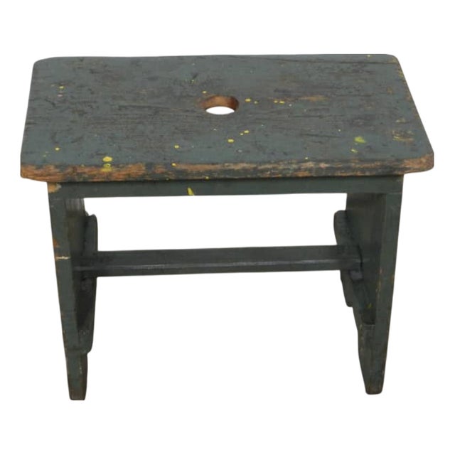 Mid-Century Fir Stool, 1960s For Sale